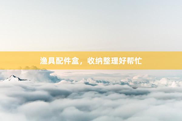 渔具配件盒，收纳整理好帮忙